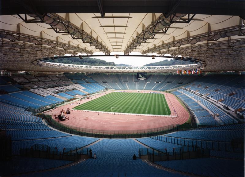 THE STADIO OLIMPICO IN ROME, ITALY